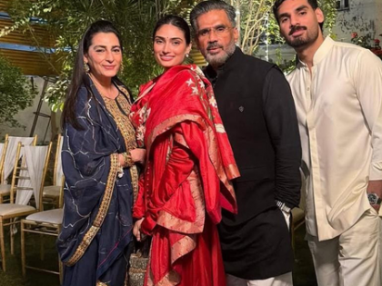 Ahan Shetty shares family pic featuring Suniel Shetty, Athiya Shetty, Mana Shetty at ‘Bhai ke shaadi’ | Ahan Shetty shares family pic featuring Suniel Shetty, Athiya Shetty, Mana Shetty at ‘Bhai ke shaadi’ Ahan Shetty shares family pic featuring Suniel Shetty, Athiya Shetty, Mana Shetty at ‘Bhai ke shaadi’ | Ahan Shetty shares family pic featuring Suniel Shetty, Athiya Shetty, Mana Shetty at ‘Bhai ke shaadi’