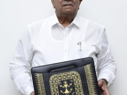 Gujarat Budget 2026-27 cover features tribal Goddess Kansari Devi in Warli art form | Gujarat Budget 2026-27 cover features tribal Goddess Kansari Devi in Warli art form Gujarat Budget 2026-27 cover features tribal Goddess Kansari Devi in Warli art form | Gujarat Budget 2026-27 cover features tribal Goddess Kansari Devi in Warli art form