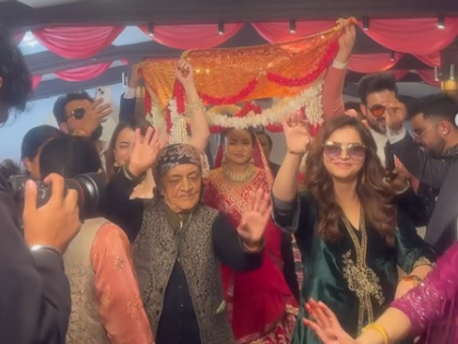 Rubina Dilaik breaks into pahadi nati during ‘wedding shenanigans’ | Rubina Dilaik breaks into pahadi nati during ‘wedding shenanigans’ Rubina Dilaik breaks into pahadi nati during ‘wedding shenanigans’ | Rubina Dilaik breaks into pahadi nati during ‘wedding shenanigans’