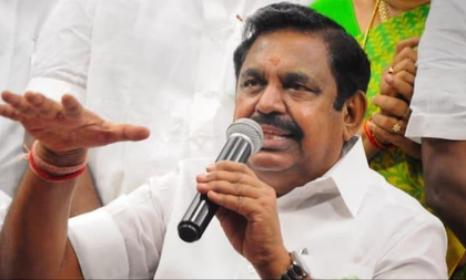 'Pasting stickers on old schemes': Palaniswami attacks CM Stalin | 'Pasting stickers on old schemes': Palaniswami attacks CM Stalin 'Pasting stickers on old schemes': Palaniswami attacks CM Stalin | 'Pasting stickers on old schemes': Palaniswami attacks CM Stalin