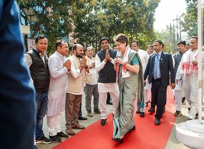 Assam CM involved in personal attacks: Priyanka Gandhi on Sarma's assertions on Gaurav Gogoi's Pak links | Assam CM involved in personal attacks: Priyanka Gandhi on Sarma's assertions on Gaurav Gogoi's Pak links Assam CM involved in personal attacks: Priyanka Gandhi on Sarma's assertions on Gaurav Gogoi's Pak links | Assam CM involved in personal attacks: Priyanka Gandhi on Sarma's assertions on Gaurav Gogoi's Pak links