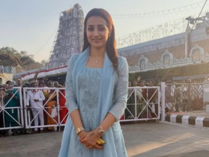 Trisha Krishnan seeks blessings at Sri Venkateswara Temple in Tirupati | Trisha Krishnan seeks blessings at Sri Venkateswara Temple in Tirupati Trisha Krishnan seeks blessings at Sri Venkateswara Temple in Tirupati | Trisha Krishnan seeks blessings at Sri Venkateswara Temple in Tirupati