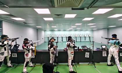 Lakshya Cup: India's top-ranked rifle shooters arrive in Navi Mumbai for invitation-only event | Lakshya Cup: India's top-ranked rifle shooters arrive in Navi Mumbai for invitation-only event Lakshya Cup: India's top-ranked rifle shooters arrive in Navi Mumbai for invitation-only event | Lakshya Cup: India's top-ranked rifle shooters arrive in Navi Mumbai for invitation-only event