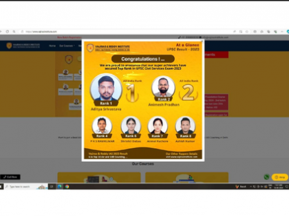 'Concealed crucial information': CCPA slaps Rs 15 lakh fine on Vajirao & Reddy Institute for misleading UPSC 2023 result ads | 'Concealed crucial information': CCPA slaps Rs 15 lakh fine on Vajirao & Reddy Institute for misleading UPSC 2023 result ads 'Concealed crucial information': CCPA slaps Rs 15 lakh fine on Vajirao & Reddy Institute for misleading UPSC 2023 result ads | 'Concealed crucial information': CCPA slaps Rs 15 lakh fine on Vajirao & Reddy Institute for misleading UPSC 2023 result ads