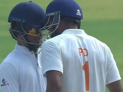 Ranji Trophy Final: Tempers flare as skipper Paras Dogra headbutts Karnataka fielder on Day 2 | Ranji Trophy Final: Tempers flare as skipper Paras Dogra headbutts Karnataka fielder on Day 2 Ranji Trophy Final: Tempers flare as skipper Paras Dogra headbutts Karnataka fielder on Day 2 | Ranji Trophy Final: Tempers flare as skipper Paras Dogra headbutts Karnataka fielder on Day 2