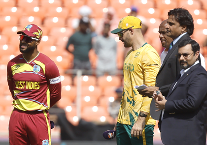 T20 WC: Unchanged South Africa elect to bowl against Windies in Super 8s clash T20 WC: Unchanged South Africa elect to bowl against Windies in Super 8s clash