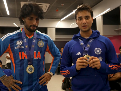 T20 WC: Abhishek, Tilak bag ‘Impact Player of the Match’ titles, BCCI shares video of dressing room | T20 WC: Abhishek, Tilak bag ‘Impact Player of the Match’ titles, BCCI shares video of dressing room T20 WC: Abhishek, Tilak bag ‘Impact Player of the Match’ titles, BCCI shares video of dressing room | T20 WC: Abhishek, Tilak bag ‘Impact Player of the Match’ titles, BCCI shares video of dressing room