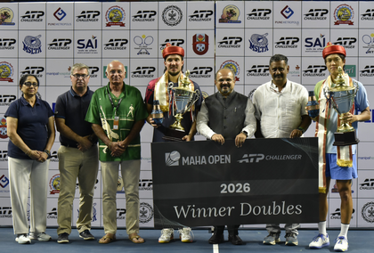 Maha Open ATP Challenger 75: Gill, Cina storm into men's singles final | Maha Open ATP Challenger 75: Gill, Cina storm into men's singles final Maha Open ATP Challenger 75: Gill, Cina storm into men's singles final | Maha Open ATP Challenger 75: Gill, Cina storm into men's singles final