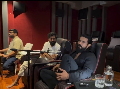 Ram Charan commences dubbing for 'Peddi' | Ram Charan commences dubbing for 'Peddi' Ram Charan commences dubbing for 'Peddi' | Ram Charan commences dubbing for 'Peddi'