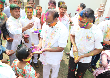 Holi celebrated across NE; Guvs, CMs extend greetings | Holi celebrated across NE; Guvs, CMs extend greetings Holi celebrated across NE; Guvs, CMs extend greetings | Holi celebrated across NE; Guvs, CMs extend greetings 
