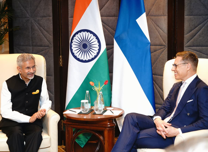 EAM Jaishankar meets Finnish President Alexander Stubb, discusses bilateral ties | EAM Jaishankar meets Finnish President Alexander Stubb, discusses bilateral ties EAM Jaishankar meets Finnish President Alexander Stubb, discusses bilateral ties | EAM Jaishankar meets Finnish President Alexander Stubb, discusses bilateral ties