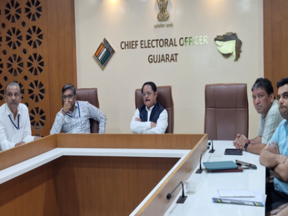 Gujarat: Sandip Sagale assumes charge as state Chief Electoral Officer | Gujarat: Sandip Sagale assumes charge as state Chief Electoral Officer Gujarat: Sandip Sagale assumes charge as state Chief Electoral Officer | Gujarat: Sandip Sagale assumes charge as state Chief Electoral Officer