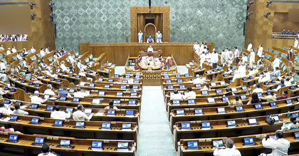 Proposal to revoke suspension of 8 Oppn MPs may come up in Lok Sabha tomorrow | Proposal to revoke suspension of 8 Oppn MPs may come up in Lok Sabha tomorrow Proposal to revoke suspension of 8 Oppn MPs may come up in Lok Sabha tomorrow | Proposal to revoke suspension of 8 Oppn MPs may come up in Lok Sabha tomorrow