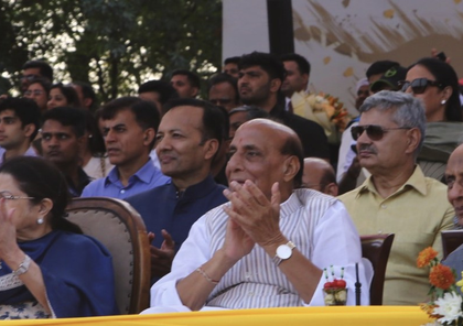 Rajnath Singh backs PPP model to boost sports economy | Rajnath Singh backs PPP model to boost sports economy Rajnath Singh backs PPP model to boost sports economy | Rajnath Singh backs PPP model to boost sports economy