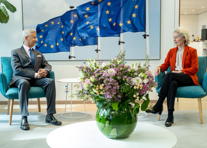 EAM Jaishankar and EU chief discuss developments in West Asia, Ukraine | EAM Jaishankar and EU chief discuss developments in West Asia, Ukraine EAM Jaishankar and EU chief discuss developments in West Asia, Ukraine | EAM Jaishankar and EU chief discuss developments in West Asia, Ukraine