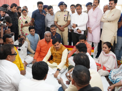 MP CM Mohan Yadav meets kin of Indore fire incident victims | MP CM Mohan Yadav meets kin of Indore fire incident victims MP CM Mohan Yadav meets kin of Indore fire incident victims | MP CM Mohan Yadav meets kin of Indore fire incident victims