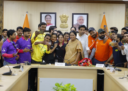 Delhi CM holds pre-Budget talks gig workers, farmers | Delhi CM holds pre-Budget talks gig workers, farmers Delhi CM holds pre-Budget talks gig workers, farmers | Delhi CM holds pre-Budget talks gig workers, farmers