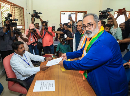 Cong flags undisclosed asset charge against Kerala BJP chief Chandrasekhar in Nemom; seeks EC's intervention | Cong flags undisclosed asset charge against Kerala BJP chief Chandrasekhar in Nemom; seeks EC's intervention Cong flags undisclosed asset charge against Kerala BJP chief Chandrasekhar in Nemom; seeks EC's intervention | Cong flags undisclosed asset charge against Kerala BJP chief Chandrasekhar in Nemom; seeks EC's intervention