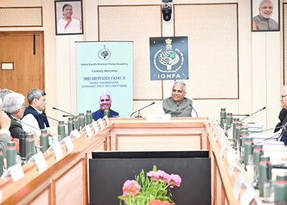 Environment minister Bhupender Yadav leads green review of roads, defence infra proposals | Environment minister Bhupender Yadav leads green review of roads, defence infra proposals Environment minister Bhupender Yadav leads green review of roads, defence infra proposals | Environment minister Bhupender Yadav leads green review of roads, defence infra proposals