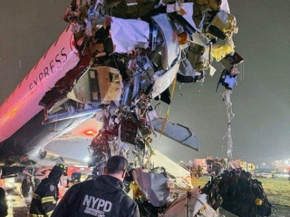 Two pilots killed as plane collides with fire truck at New York airport | Two pilots killed as plane collides with fire truck at New York airport Two pilots killed as plane collides with fire truck at New York airport | Two pilots killed as plane collides with fire truck at New York airport