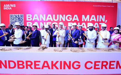 Andhra Pradesh CM lays foundation stone for Rs 1.35 lakh crore steel plant | Andhra Pradesh CM lays foundation stone for Rs 1.35 lakh crore steel plant Andhra Pradesh CM lays foundation stone for Rs 1.35 lakh crore steel plant | Andhra Pradesh CM lays foundation stone for Rs 1.35 lakh crore steel plant