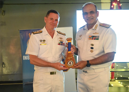 Australian Navy chief visits INS Nilgiri during Exercise Kakadu | Australian Navy chief visits INS Nilgiri during Exercise Kakadu Australian Navy chief visits INS Nilgiri during Exercise Kakadu | Australian Navy chief visits INS Nilgiri during Exercise Kakadu