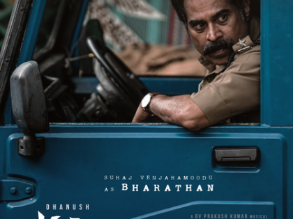 Suraj Venjaramoodu plays a cop called 'Bharathan' in Dhanush's 'Kara'