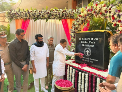 B'luru: Memorial for 11 RCB fans killed in stampede unveiled; Minister urges responsible celebrations | B'luru: Memorial for 11 RCB fans killed in stampede unveiled; Minister urges responsible celebrations B'luru: Memorial for 11 RCB fans killed in stampede unveiled; Minister urges responsible celebrations | B'luru: Memorial for 11 RCB fans killed in stampede unveiled; Minister urges responsible celebrations