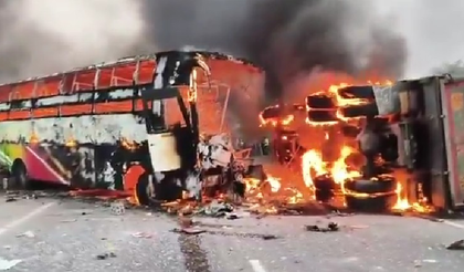 Andhra Pradesh bus accident: PM Modi condoles loss of lives, announces Rs 2 lakh aid | Andhra Pradesh bus accident: PM Modi condoles loss of lives, announces Rs 2 lakh aid