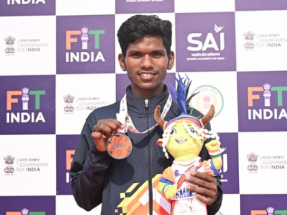 KITG 2026: How a self-taught Suraj Mashi bagged men’s 5000m silver with borrowed spikes | KITG 2026: How a self-taught Suraj Mashi bagged men’s 5000m silver with borrowed spikes KITG 2026: How a self-taught Suraj Mashi bagged men’s 5000m silver with borrowed spikes | KITG 2026: How a self-taught Suraj Mashi bagged men’s 5000m silver with borrowed spikes