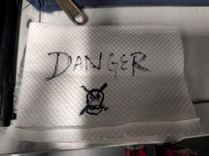 Panic at Mumbai airport after tissue bearing word 'Danger' discovered inside lavatory of IndiGo flight | Panic at Mumbai airport after tissue bearing word 'Danger' discovered inside lavatory of IndiGo flight Panic at Mumbai airport after tissue bearing word 'Danger' discovered inside lavatory of IndiGo flight | Panic at Mumbai airport after tissue bearing word 'Danger' discovered inside lavatory of IndiGo flight