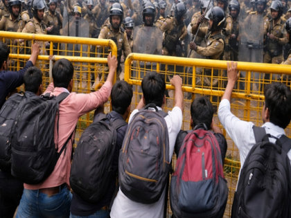 Jaipur: Row over Rajasthan varsity campus event sparks NSUI-police clash | Jaipur: Row over Rajasthan varsity campus event sparks NSUI-police clash Jaipur: Row over Rajasthan varsity campus event sparks NSUI-police clash | Jaipur: Row over Rajasthan varsity campus event sparks NSUI-police clash