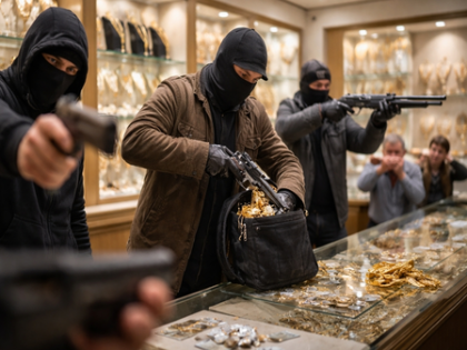 Daylight robbery in Darbhanga: Armed gang loots jewellery worth Rs 1.8 crore | Daylight robbery in Darbhanga: Armed gang loots jewellery worth Rs 1.8 crore Daylight robbery in Darbhanga: Armed gang loots jewellery worth Rs 1.8 crore | Daylight robbery in Darbhanga: Armed gang loots jewellery worth Rs 1.8 crore