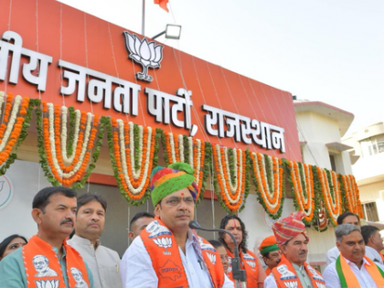 Rajasthan CM allotted Room No 5 at BJP office earlier used by Vasundhara Raje | Rajasthan CM allotted Room No 5 at BJP office earlier used by Vasundhara Raje Rajasthan CM allotted Room No 5 at BJP office earlier used by Vasundhara Raje | Rajasthan CM allotted Room No 5 at BJP office earlier used by Vasundhara Raje