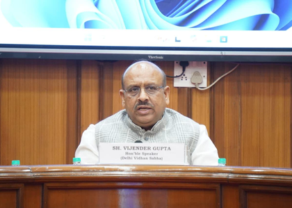 Day after breach, Delhi Assembly Speaker Vijender Gupta reviews security | Day after breach, Delhi Assembly Speaker Vijender Gupta reviews security Day after breach, Delhi Assembly Speaker Vijender Gupta reviews security | Day after breach, Delhi Assembly Speaker Vijender Gupta reviews security