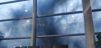 Minor fire at Mumbai airport's Terminal 1 controlled, operations unaffected | Minor fire at Mumbai airport's Terminal 1 controlled, operations unaffected Minor fire at Mumbai airport's Terminal 1 controlled, operations unaffected | Minor fire at Mumbai airport's Terminal 1 controlled, operations unaffected
