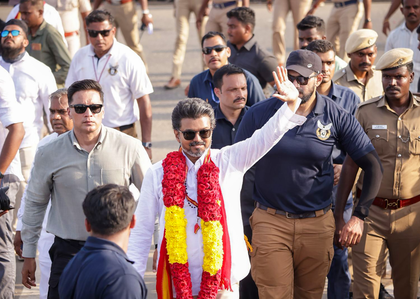 TN police grant conditional nod to Vijay's Tiruchy roadshow, tighten security | TN police grant conditional nod to Vijay's Tiruchy roadshow, tighten security TN police grant conditional nod to Vijay's Tiruchy roadshow, tighten security | TN police grant conditional nod to Vijay's Tiruchy roadshow, tighten security