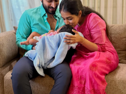 Harish Kalyan and his wife Narmada announce their daughter's name as 'Kriya' | Harish Kalyan and his wife Narmada announce their daughter's name as 'Kriya' Harish Kalyan and his wife Narmada announce their daughter's name as 'Kriya' | Harish Kalyan and his wife Narmada announce their daughter's name as 'Kriya'