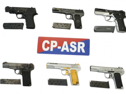 Punjab Police bust cross-border smuggling module, six pistols seized | Punjab Police bust cross-border smuggling module, six pistols seized Punjab Police bust cross-border smuggling module, six pistols seized | Punjab Police bust cross-border smuggling module, six pistols seized