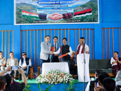 Mizoram signs peace accord with militant outfit, ends insurgency | Mizoram signs peace accord with militant outfit, ends insurgency Mizoram signs peace accord with militant outfit, ends insurgency | Mizoram signs peace accord with militant outfit, ends insurgency