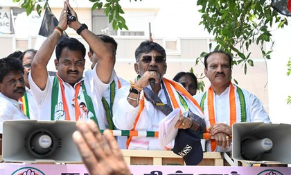 Shivakumar calls for INDIA bloc unity, seeks votes for DMK-led alliance in Tamil Nadu campaign | Shivakumar calls for INDIA bloc unity, seeks votes for DMK-led alliance in Tamil Nadu campaign Shivakumar calls for INDIA bloc unity, seeks votes for DMK-led alliance in Tamil Nadu campaign | Shivakumar calls for INDIA bloc unity, seeks votes for DMK-led alliance in Tamil Nadu campaign