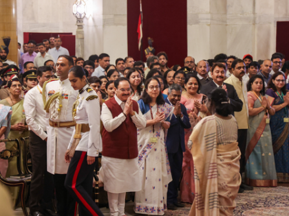 President Droupadi Murmu gives Nightingale Awards 2026 to 15 nursing personnel | President Droupadi Murmu gives Nightingale Awards 2026 to 15 nursing personnel President Droupadi Murmu gives Nightingale Awards 2026 to 15 nursing personnel | President Droupadi Murmu gives Nightingale Awards 2026 to 15 nursing personnel