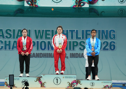 Asian Weightlifting Championships: Gyaneshwari Yadav wins silver, bronze in 53kg category | Asian Weightlifting Championships: Gyaneshwari Yadav wins silver, bronze in 53kg category Asian Weightlifting Championships: Gyaneshwari Yadav wins silver, bronze in 53kg category | Asian Weightlifting Championships: Gyaneshwari Yadav wins silver, bronze in 53kg category