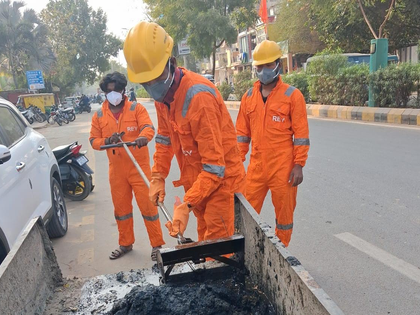 Ahmedabad civic body completes first phase of pre-monsoon drive, cleans over 64,000 catchpits | Ahmedabad civic body completes first phase of pre-monsoon drive, cleans over 64,000 catchpits Ahmedabad civic body completes first phase of pre-monsoon drive, cleans over 64,000 catchpits | Ahmedabad civic body completes first phase of pre-monsoon drive, cleans over 64,000 catchpits