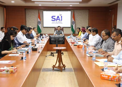 Sports Min Mandaviya chairs high-level meeting to review India's preparation for CWG 2026 | Sports Min Mandaviya chairs high-level meeting to review India's preparation for CWG 2026 Sports Min Mandaviya chairs high-level meeting to review India's preparation for CWG 2026 | Sports Min Mandaviya chairs high-level meeting to review India's preparation for CWG 2026