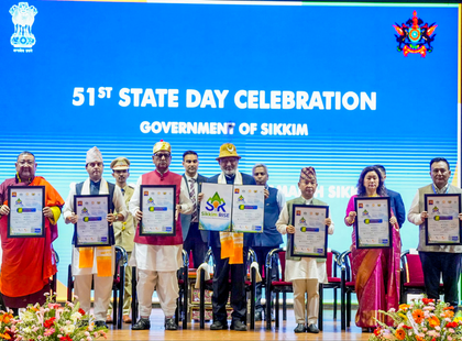 Scindia joins Sikkim’s Statehood Day celebrations, launches projects worth Rs 223 crore | Scindia joins Sikkim’s Statehood Day celebrations, launches projects worth Rs 223 crore Scindia joins Sikkim’s Statehood Day celebrations, launches projects worth Rs 223 crore | Scindia joins Sikkim’s Statehood Day celebrations, launches projects worth Rs 223 crore