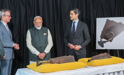 11th Century Chola Copper Plates to be repatriated from Netherlands: PM Modi | 11th Century Chola Copper Plates to be repatriated from Netherlands: PM Modi 11th Century Chola Copper Plates to be repatriated from Netherlands: PM Modi | 11th Century Chola Copper Plates to be repatriated from Netherlands: PM Modi