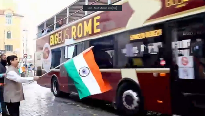 'Incredible India' tourism takes spotlight in streets of Rome with popular buses | 'Incredible India' tourism takes spotlight in streets of Rome with popular buses 'Incredible India' tourism takes spotlight in streets of Rome with popular buses | 'Incredible India' tourism takes spotlight in streets of Rome with popular buses