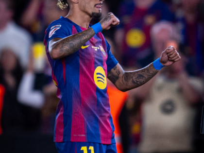 Raphinha double powers Barcelona to historic home record | Raphinha double powers Barcelona to historic home record Raphinha double powers Barcelona to historic home record | Raphinha double powers Barcelona to historic home record