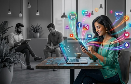 Women spend nearly 50 pc more time than men on digital platforms: Report | Women spend nearly 50 pc more time than men on digital platforms: Report Women spend nearly 50 pc more time than men on digital platforms: Report | Women spend nearly 50 pc more time than men on digital platforms: Report